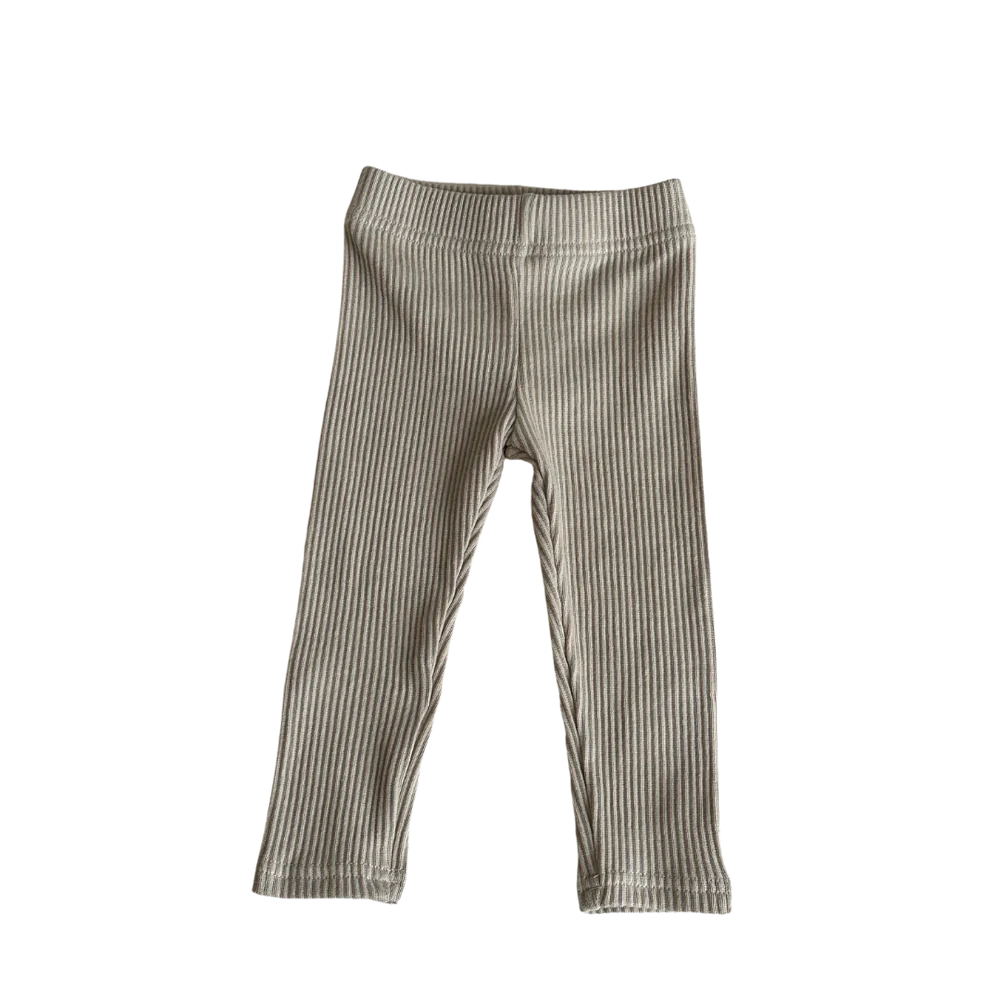 Ribbed legging | light beige